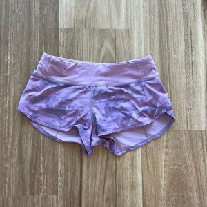 Purple Camo Lululemon Shorts